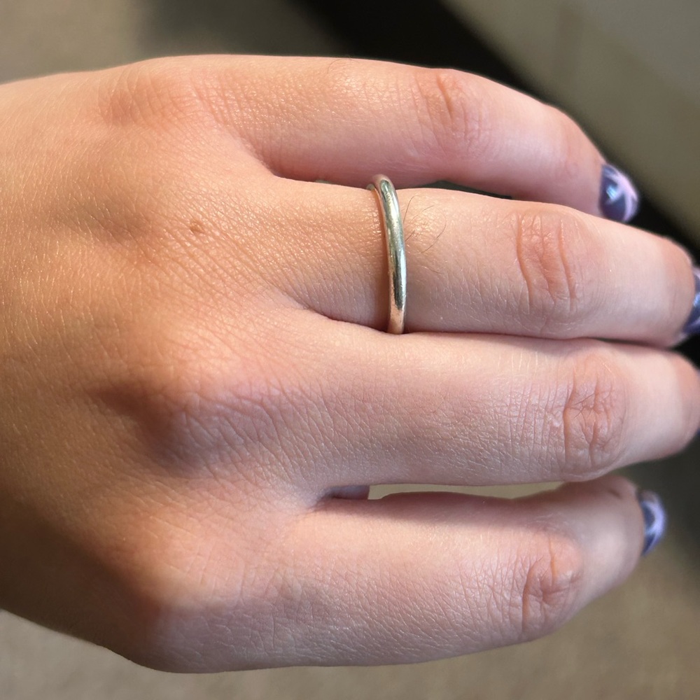 💍 Authentic Pandora 925 Silver Stacking Ring Vintage Size 50